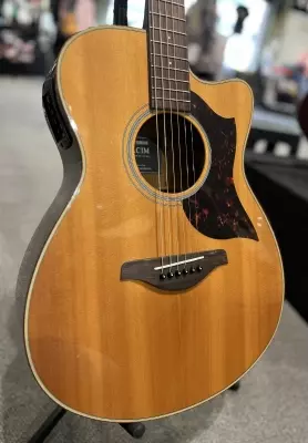 Yamaha - AC1M Spruce/Mahogany Concert Cutaway - Vintage Natural 2